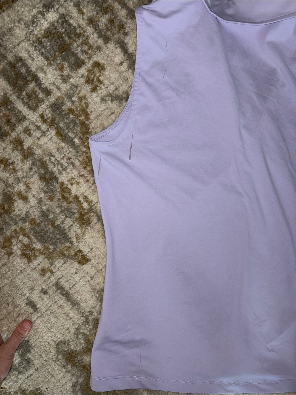 NWT Fairway & Greene sleeveless polo in lilac - Picture 5 of 5